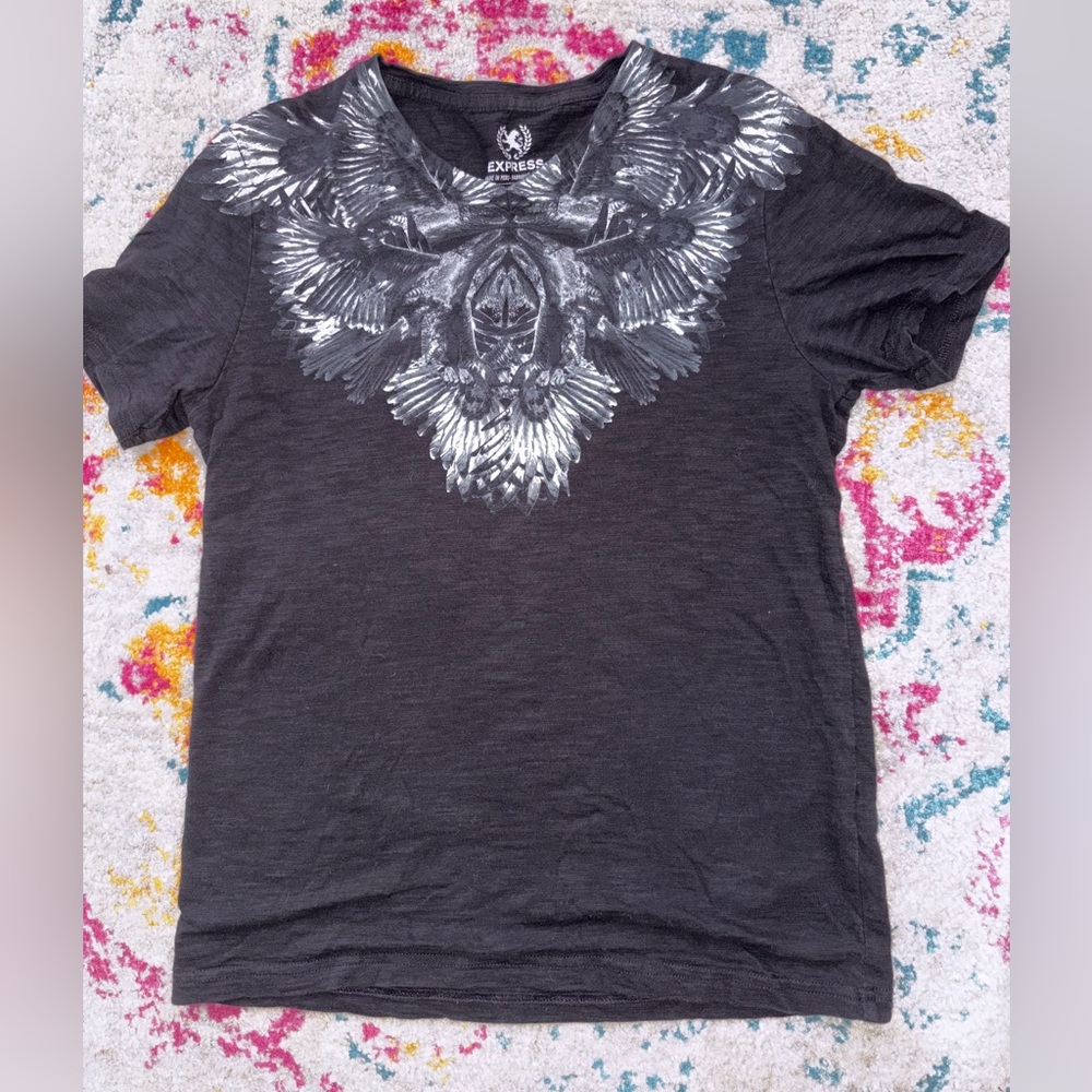 Express Black Graphic Men's Shirt